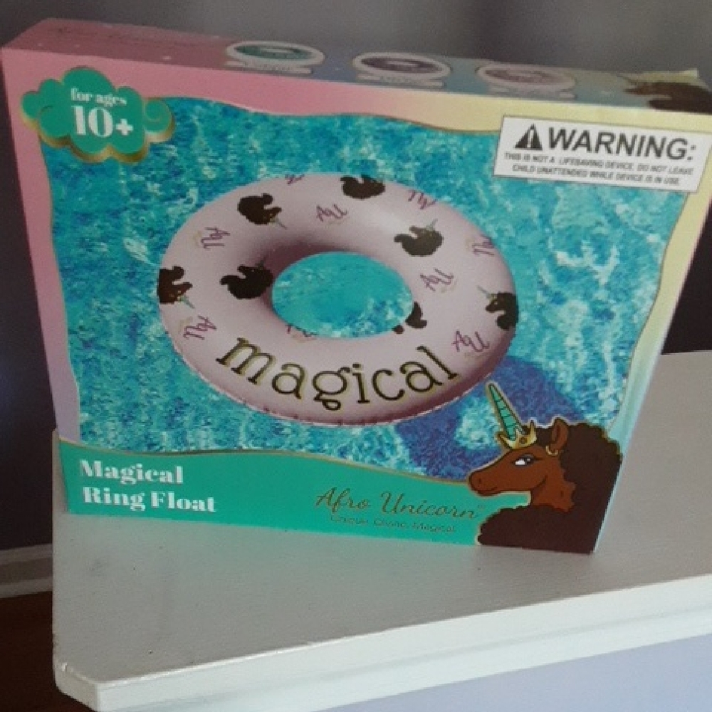 Afro Unicorn Magical Ring Float